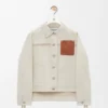 Arbeitsjacke aus Baumwolle und Leinen