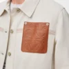 Arbeitsjacke aus Baumwolle und Leinen