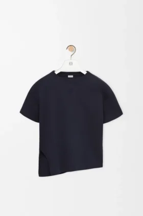 Asymmetrisches Hemd aus Baumwollmischung