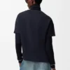 Asymmetrisches Hemd aus Baumwollmischung Asymmetrisches Hemd aus Baumwollmischung