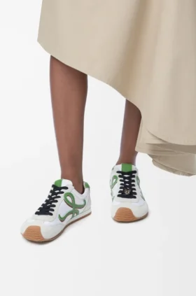 Ballet Runner 2.0 aus Nylon und Kalbsleder