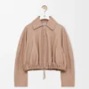 Balloon-Jacke aus Nappa-Lammleder