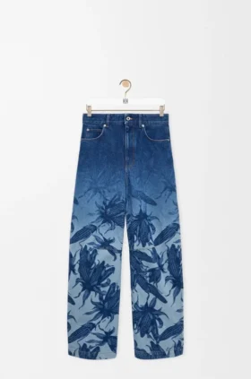 Barrel-Jeans aus Denim
