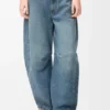 Barrel-Jeans aus Denim Barrel-Jeans aus Denim