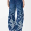 Barrel-Jeans aus Denim Barrel-Jeans aus Denim