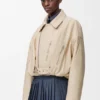 Bikerjacke aus Nappa-Lammleder