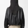 Bikerjacke aus Nappa-Lammleder