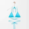 Bikini-Oberteil aus technischem Jersey