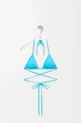 Bikini-Oberteil aus technischem Jersey