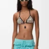 Bikini-Oberteil aus technischem Jersey