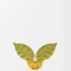 Blumen-Anstecknadel aus Kalbsleder Blumen-Anstecknadel aus Kalbsleder