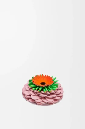 Blumenwürfel aus klassischem Kalbsleder