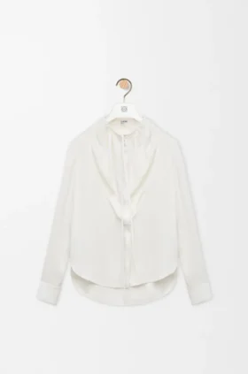 Bluse aus Seide