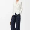 Bluse aus Seide
