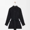Bluse aus Seide mit Gürtel