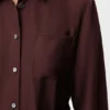 Bluse aus Seide mit Gürtel
