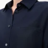 Bluse aus Seide mit Gürtel