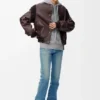 Bomberjacke aus Nappa-Lammleder Bomberjacke aus Nappa-Lammleder