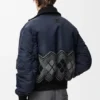 Bomberjacke aus Nylon- und Wollmischung Bomberjacke aus Nylon- und Wollmischung