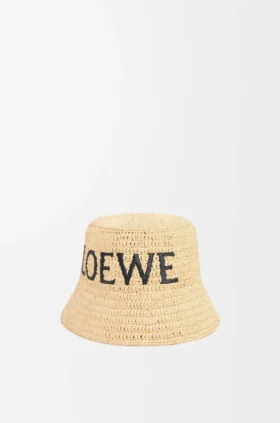 Bucket-Hut aus Raffia