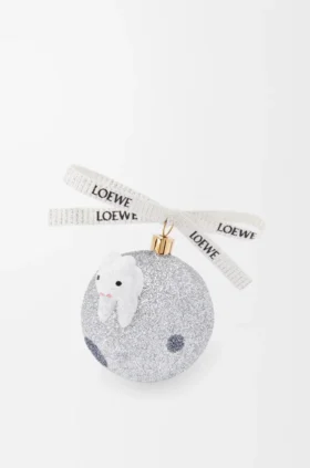 «Bunny on the moon»-Christbaumkugel aus Glas