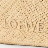 Cala Mini-Tasche aus klassischem Kalbsleder und Raffia Cala Mini-Tasche aus klassischem Kalbsleder und Raffia
