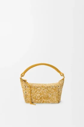 Cala Mini-Tasche aus meliertem Raffia