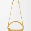 Cala Mini-Tasche aus meliertem Raffia