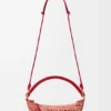 Cala Mini-Tasche aus meliertem Raffia