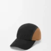 Camp-Cap aus Canvas und Wildleder