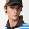 Camp-Cap aus Canvas und Wildleder