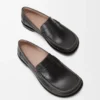 Campo-Loafer aus geknittertem Kalbsleder Campo-Loafer aus geknittertem Kalbsleder