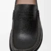 Campo-Loafer aus geknittertem Kalbsleder Campo-Loafer aus geknittertem Kalbsleder
