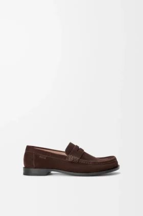 Campo-Loafer aus Kalbsveloursleder