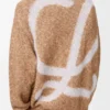 Cardigan mit Reissverschluss aus Baumwolle, Leinen und Wolle Cardigan mit Reissverschluss aus Baumwolle, Leinen und Wolle