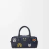 Cats Amazona 23 Cropped-Tasche aus besticktem Denim Cats Amazona 23 Cropped-Tasche aus besticktem Denim