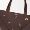 «Cats XL Puzzle Fold»-Tasche aus Nappa-Kalbsleder «Cats XL Puzzle Fold»-Tasche aus Nappa-Kalbsleder