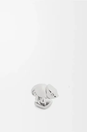 Chameleon-Anstecknadel aus Messing