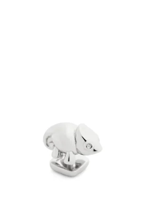 Chameleon-Anstecknadel aus Messing