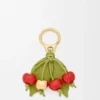 Cherry-Anhänger aus klassischem Kalbsleder Cherry-Anhänger aus klassischem Kalbsleder