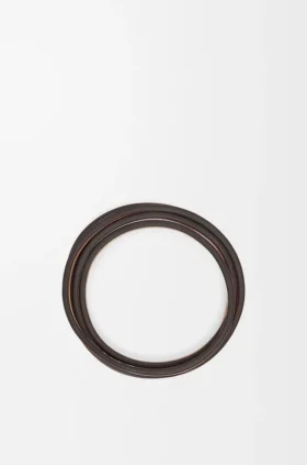 Doppelarmband-Set aus klassischem Kalbsleder
