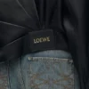 Drapierte Jacke aus Nappa-Lammleder Drapierte Jacke aus Nappa-Lammleder