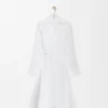 Drapiertes Kleid aus Baumwolle Drapiertes Kleid aus Baumwolle