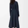 Drapiertes Kleid aus Baumwolle Drapiertes Kleid aus Baumwolle