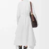 Drapiertes Kleid aus Baumwolle Drapiertes Kleid aus Baumwolle