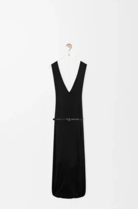 Drapiertes Kleid aus Viskose