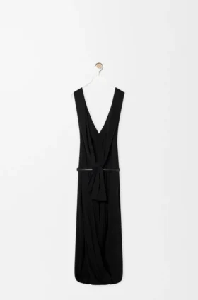 Drapiertes Kleid aus Viskose