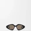 Dreieckige, schmale Sonnenbrille Dreieckige, schmale Sonnenbrille