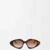 Dreieckige, schmale Sonnenbrille Dreieckige, schmale Sonnenbrille