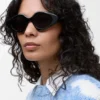 Dreieckige, schmale Sonnenbrille Dreieckige, schmale Sonnenbrille